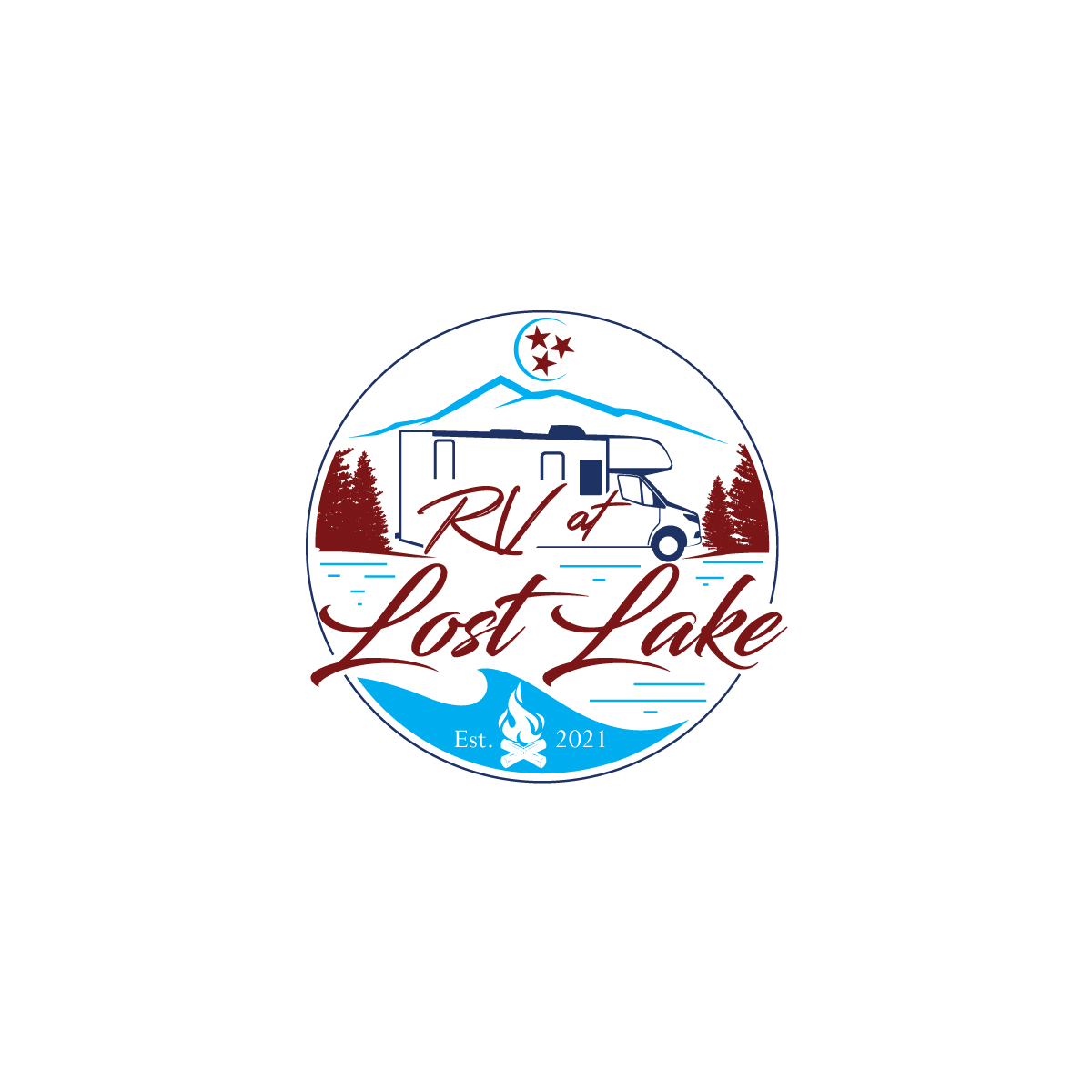 Logo Design by prodesigns99 for RV at Lost Lake | Design #26872552