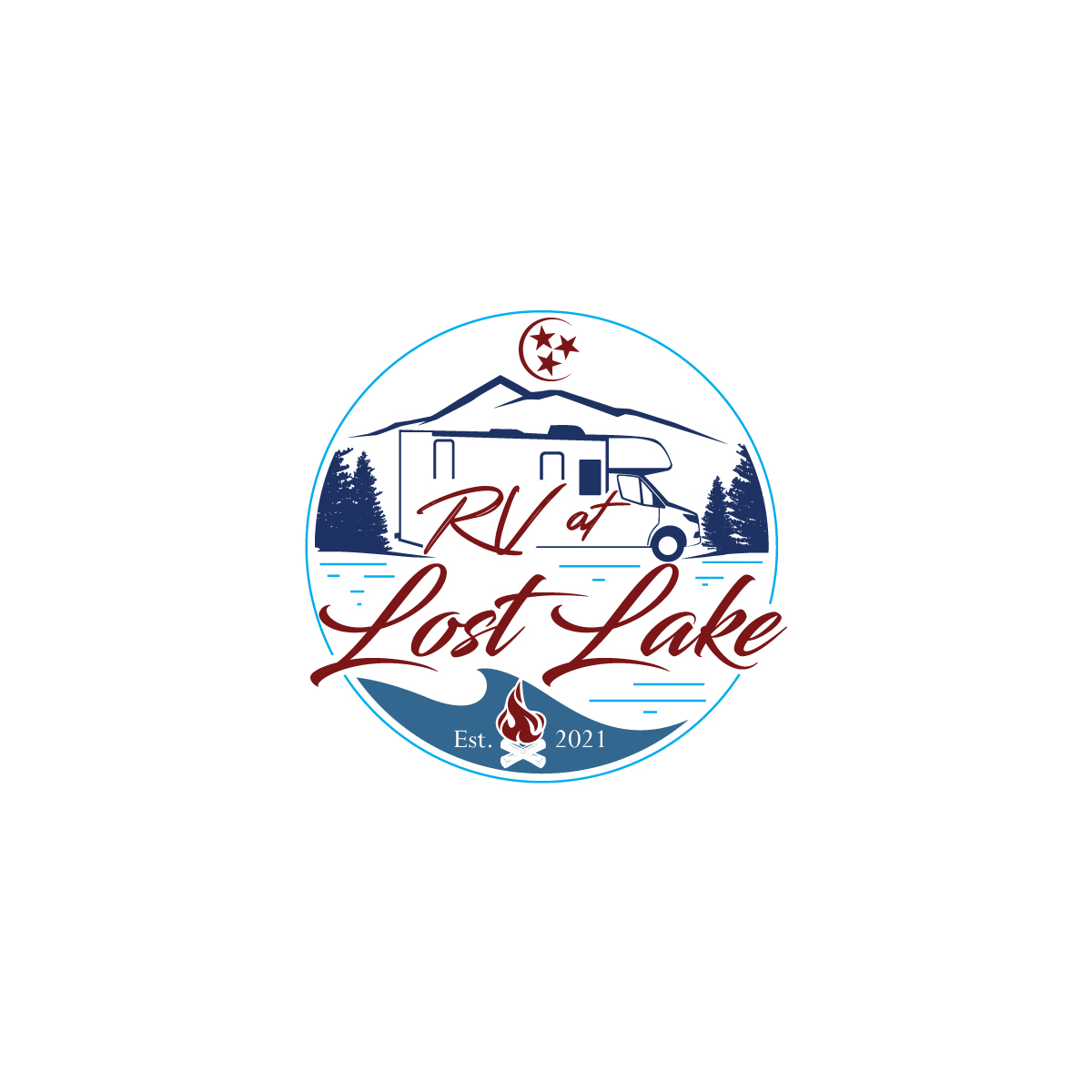 Logo Design by prodesigns99 for RV at Lost Lake | Design #26872766