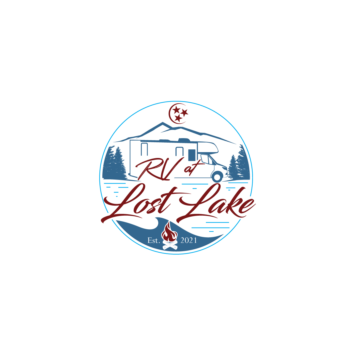 Logo Design by prodesigns99 for RV at Lost Lake | Design #26872767
