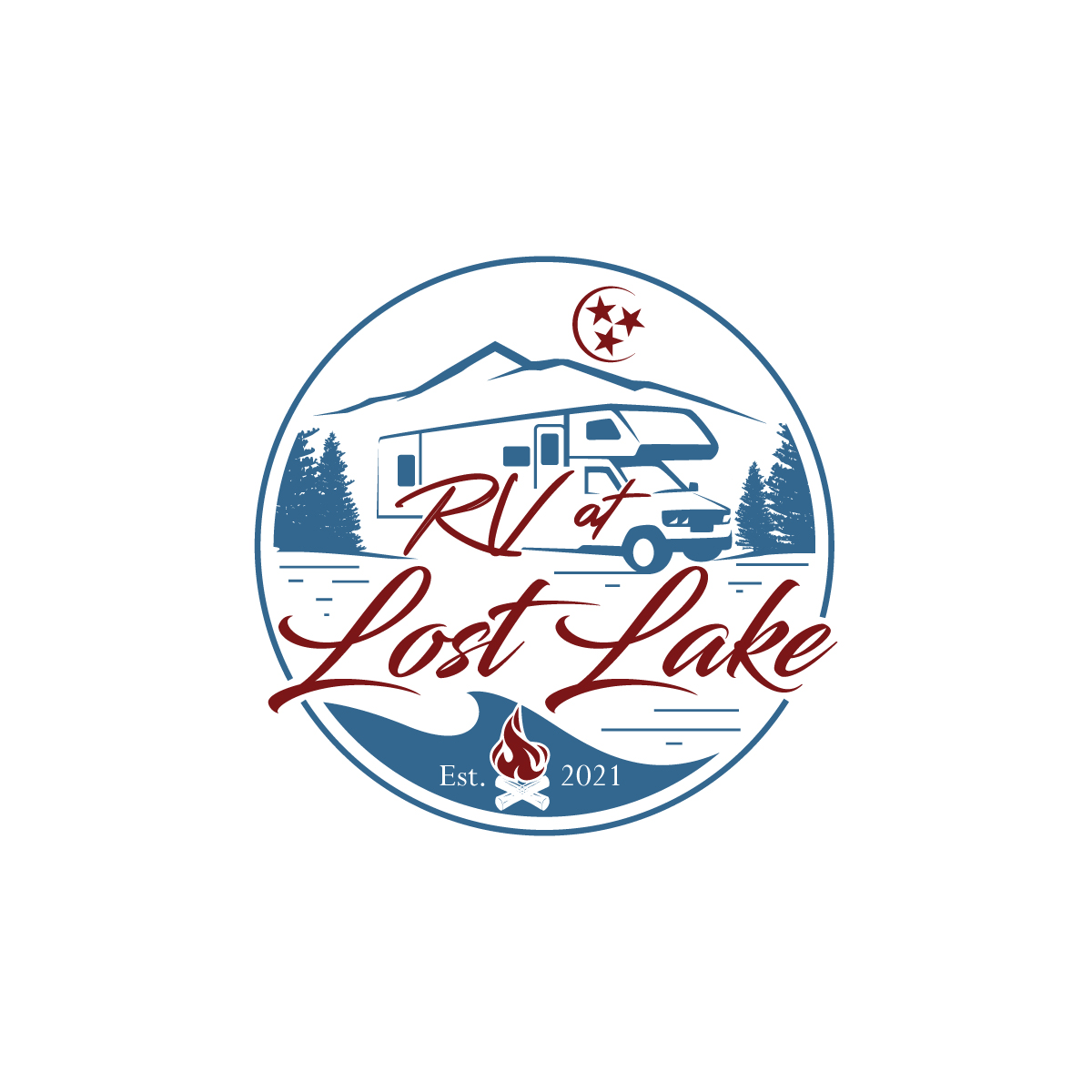 Logo Design by prodesigns99 for RV at Lost Lake | Design #26889782