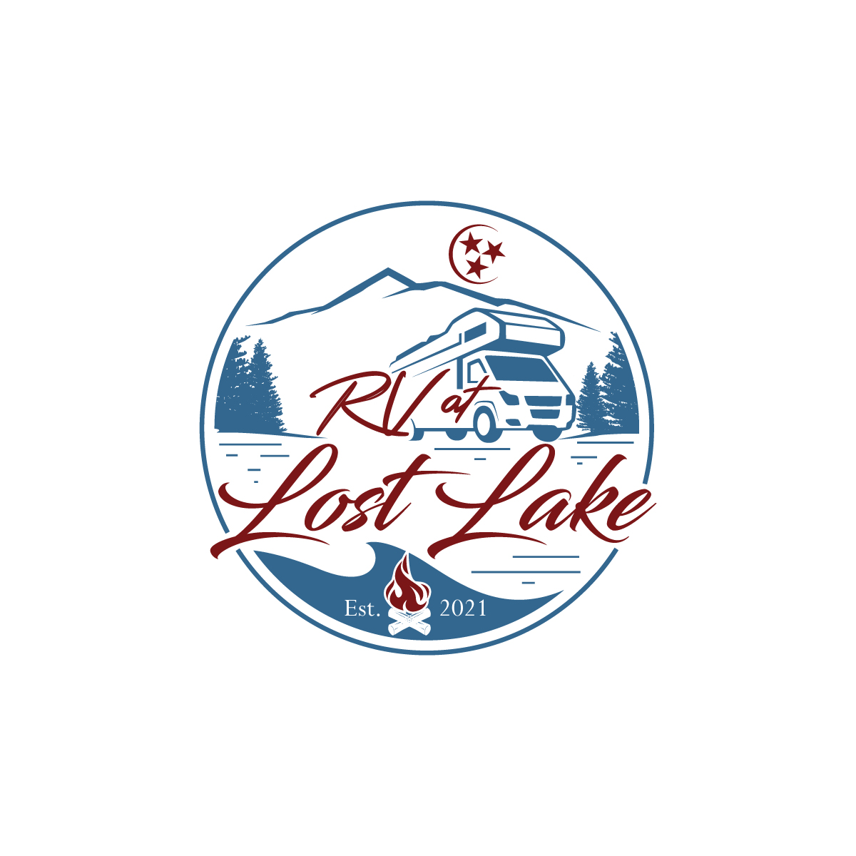Diseño de Logo por prodesigns99 para RV at Lost Lake | Diseño #26889783