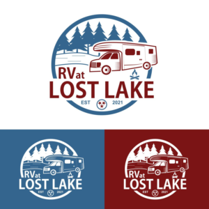 Logo Design by fly  design for RV at Lost Lake | Design: #26875504