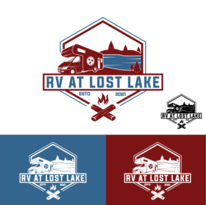 Logo Design by fly  design for RV at Lost Lake | Design: #26881811