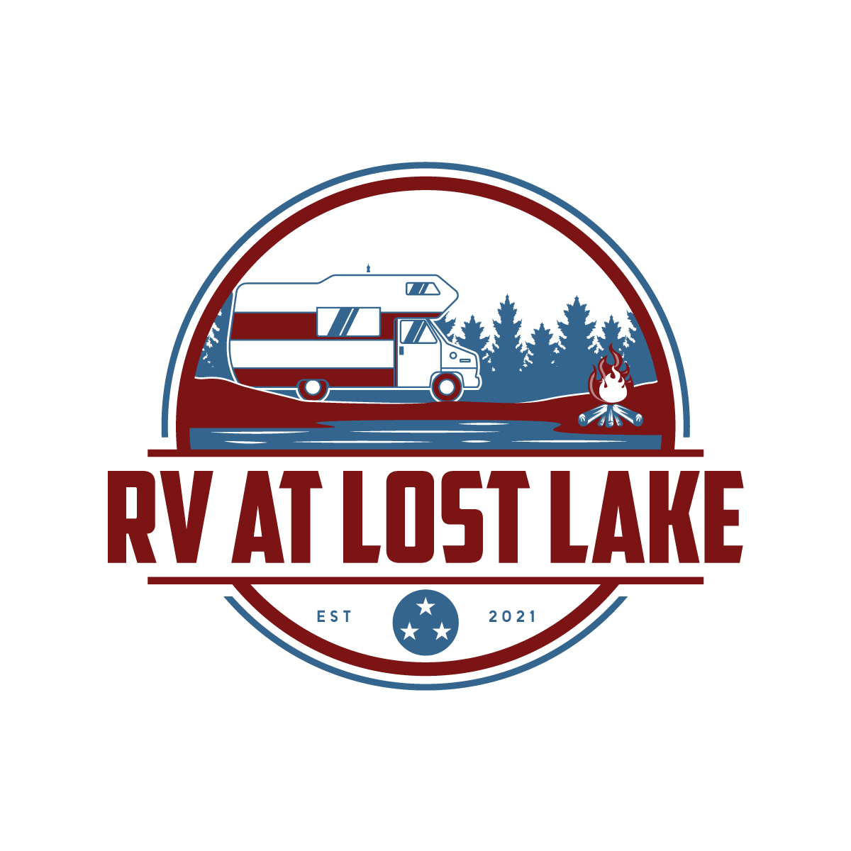 Diseño de Logo por logoQ para RV at Lost Lake | Diseño #26875990