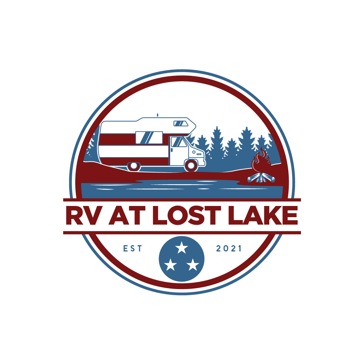Diseño de Logo por logoQ para RV at Lost Lake | Diseño #26883019