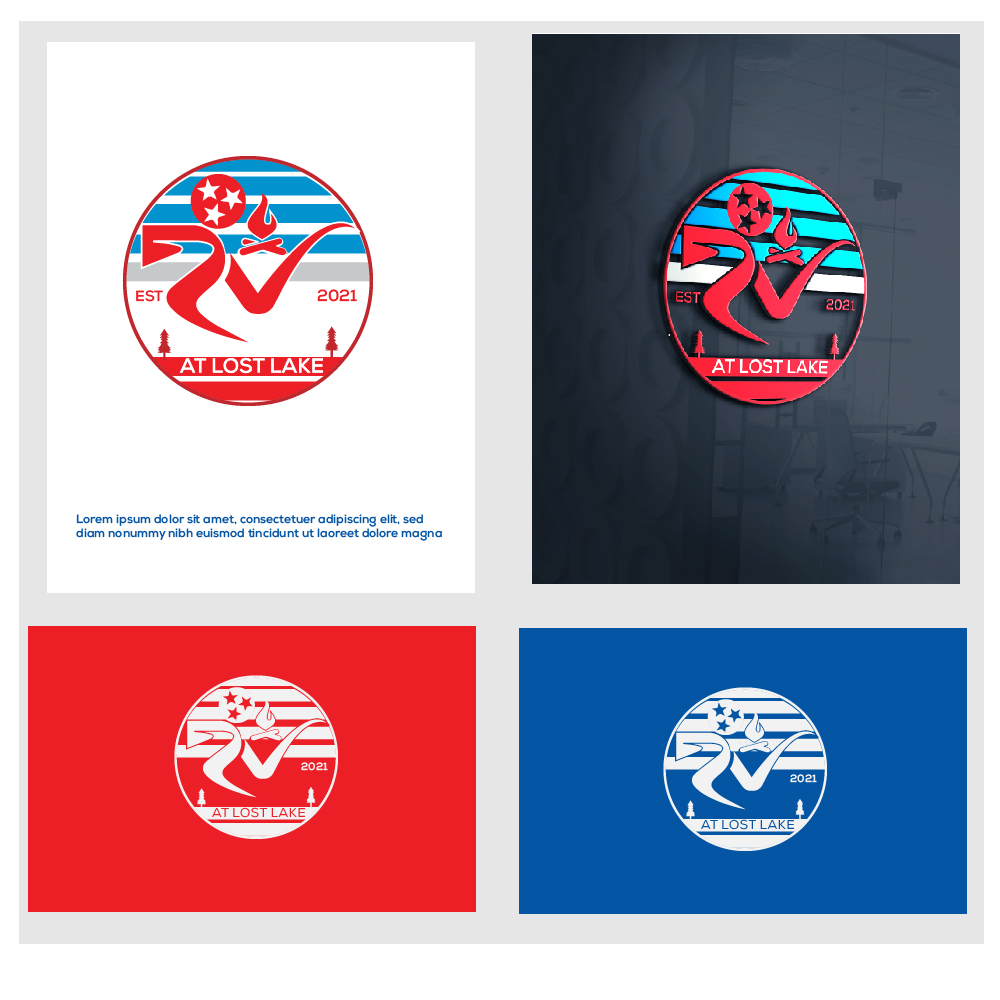 Logo Design by Aemidesigns for RV at Lost Lake | Design #26884638