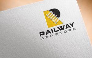 either "Railway App Store" or nothing in the logo itself, but  could be underneath) | Diseño de Logo por Vishak vasu