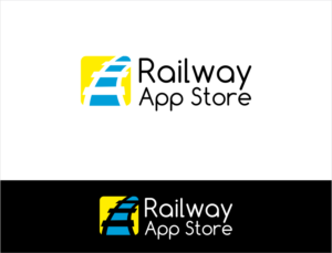 either "Railway App Store" or nothing in the logo itself, but  could be underneath) | Diseño de Logo por BNdesigner