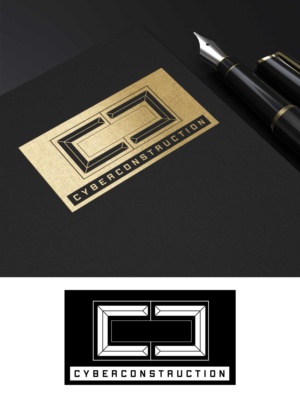 C Y B E R    C O N S T R U C T I O N | Diseño de Logo por SAI DESIGNS