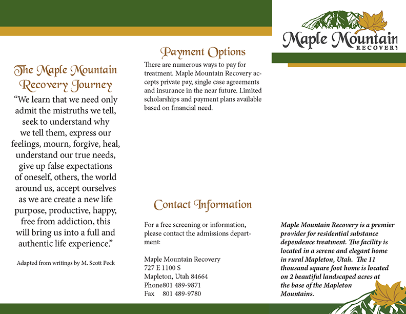 Brochure Design by Moore Inspired Design for Salt Lake Behavioral Health | Design #3134810