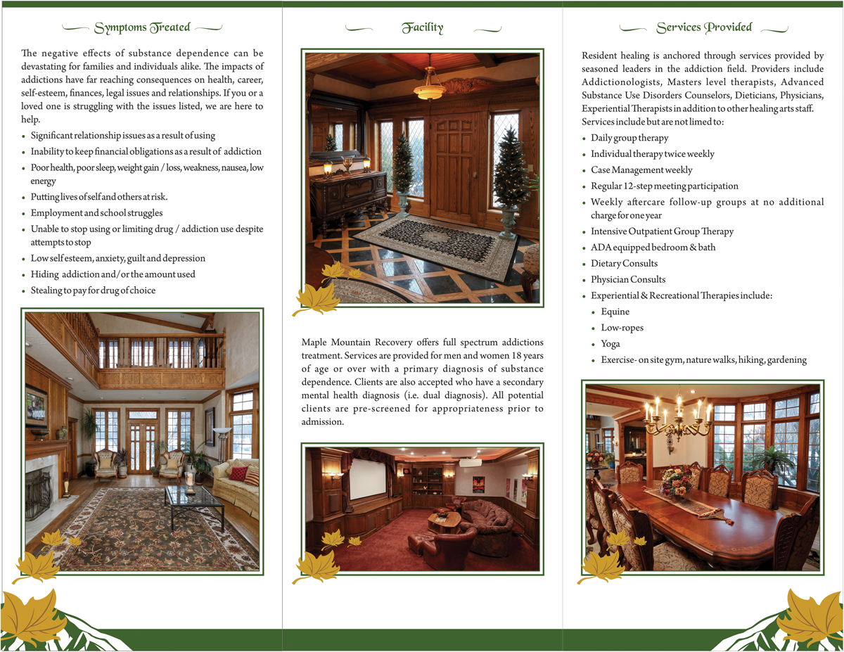 Brochure Design by Master's Logo for Salt Lake Behavioral Health | Design #3236787