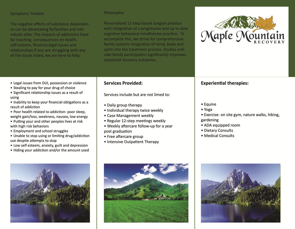 Brochure Design by Pia for Salt Lake Behavioral Health | Design #3117881