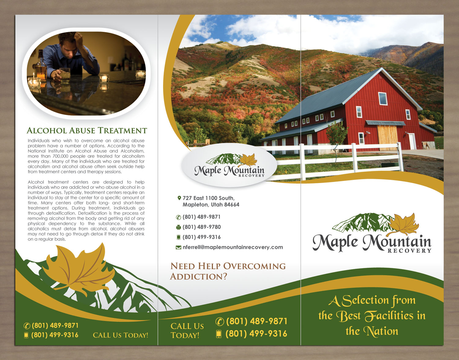 Brochure Design by Sbss for Salt Lake Behavioral Health | Design #3085792