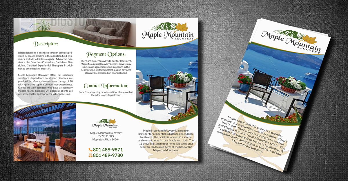 Brochure Design by ESolz Technologies for Salt Lake Behavioral Health | Design #3091485