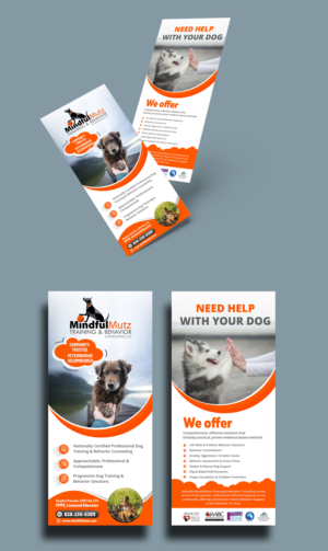Karten-Design von Fat Bat Man für MindfulMutz Training & Behavior Consulting llc | Design: #26886166
