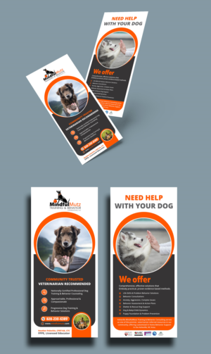 Karten-Design von Fat Bat Man für MindfulMutz Training & Behavior Consulting llc | Design: #26886167