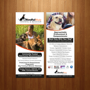 Karten-Design von theblueart für MindfulMutz Training & Behavior Consulting llc | Design: #26873466
