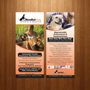 Karten-Design von theblueart für MindfulMutz Training & Behavior Consulting llc | Design: #26873467