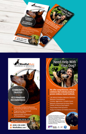 Karten-Design von ecorokerz für MindfulMutz Training & Behavior Consulting llc | Design: #26876445