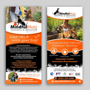 Karten-Design von DA. für MindfulMutz Training & Behavior Consulting llc | Design: #26874010