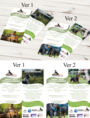 Karten-Design von Svitlana Fox für MindfulMutz Training & Behavior Consulting llc | Design: #26895976