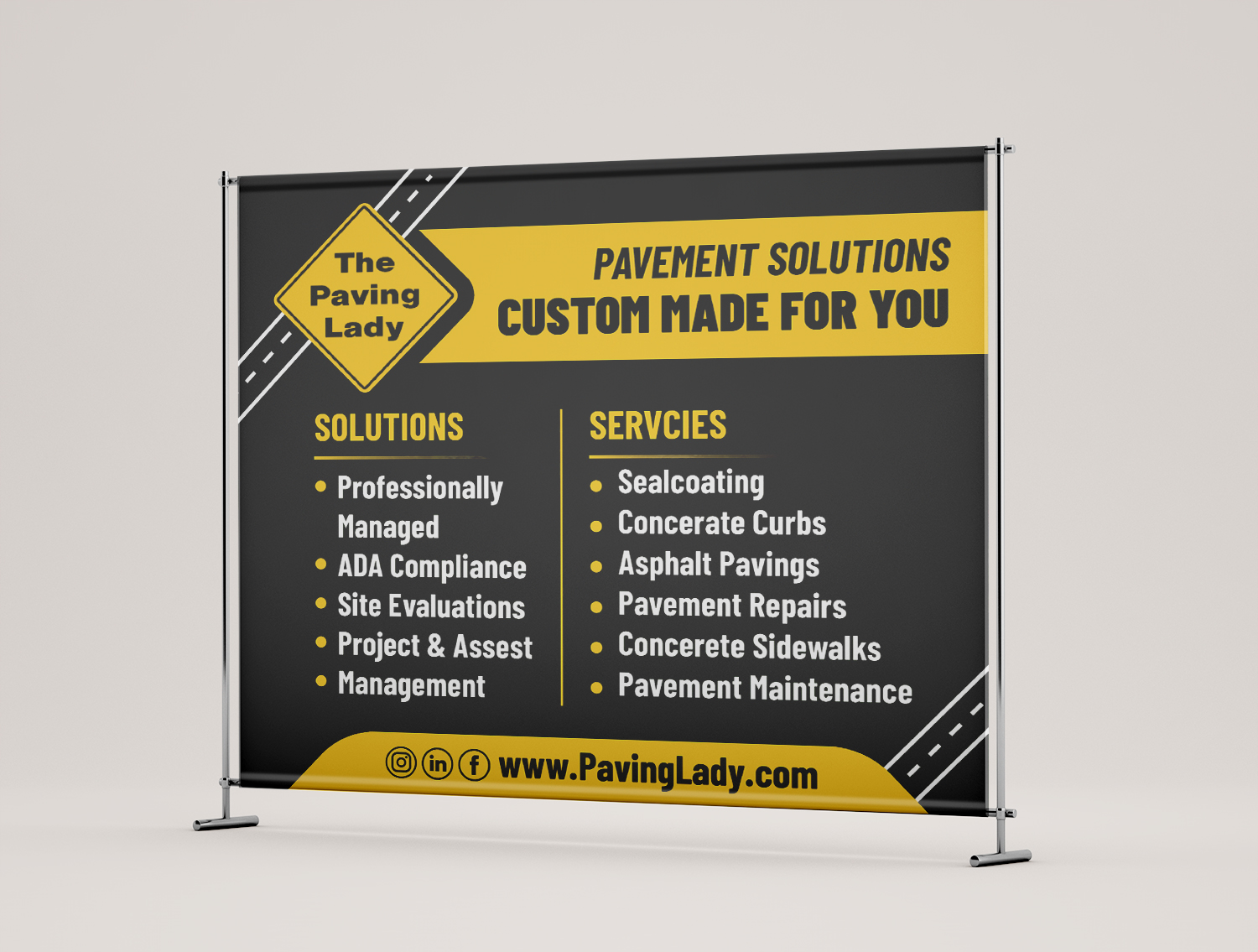 Trade Show Booth Design by Deziners Zone for The Paving Lady | Design #26876730