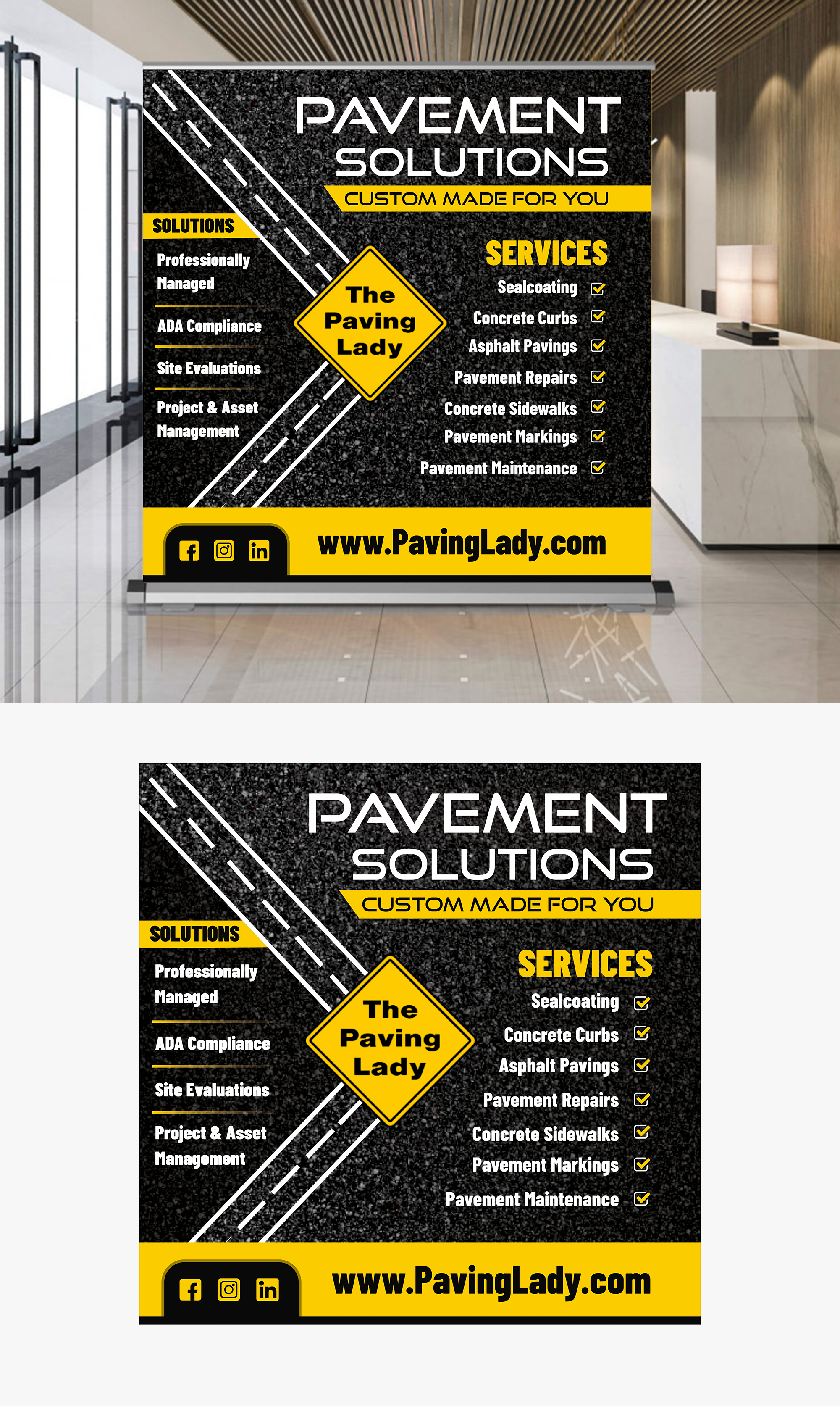 Trade Show Booth Design by ecorokerz for The Paving Lady | Design #26882334