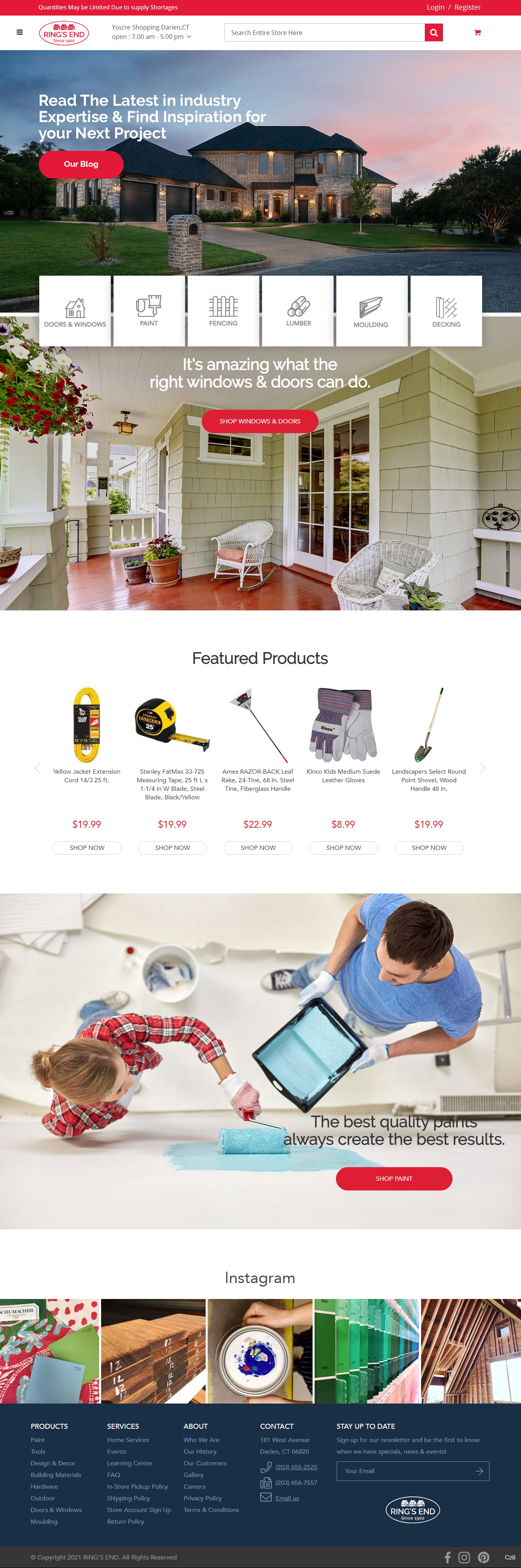 Web Design by pb for Ring's End | Design #26877555