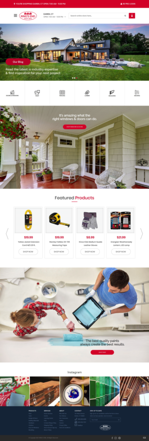 Web Design by pb for Ring's End | Design: #26877556