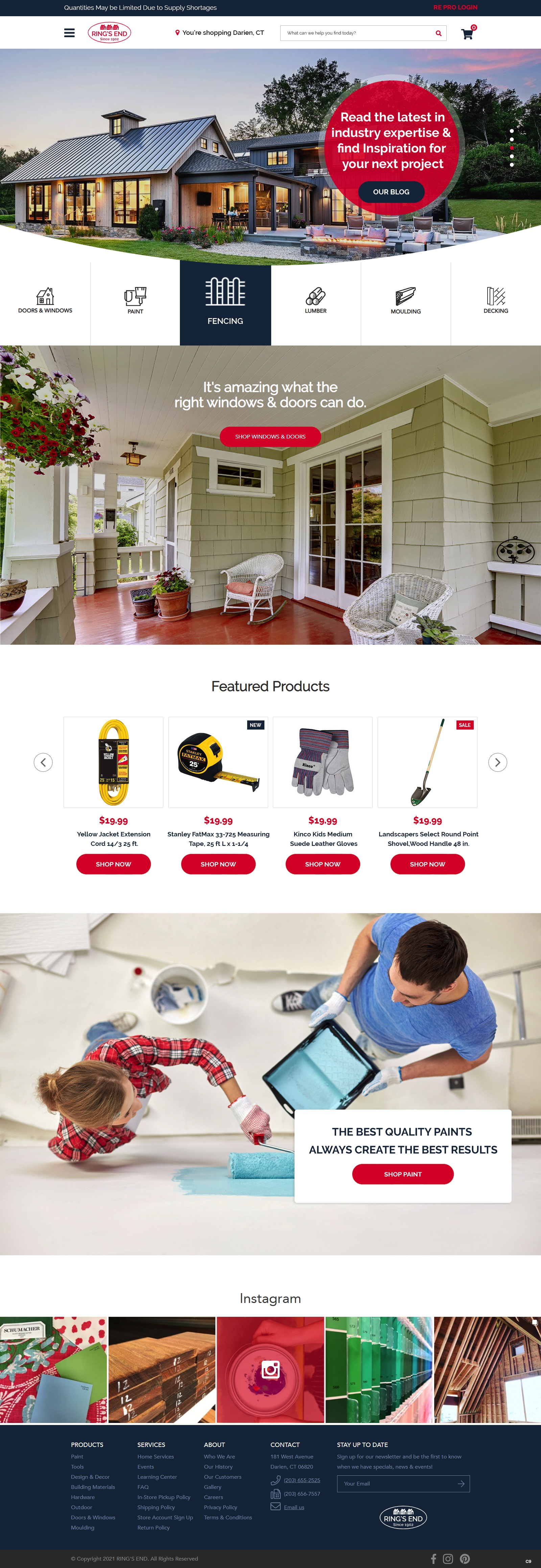 Web Design by pb for Ring's End | Design #26877558