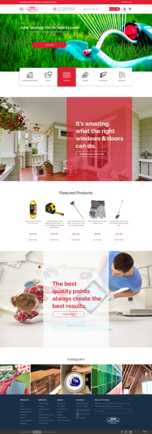 Web Design by pb for Ring's End | Design: #26877559