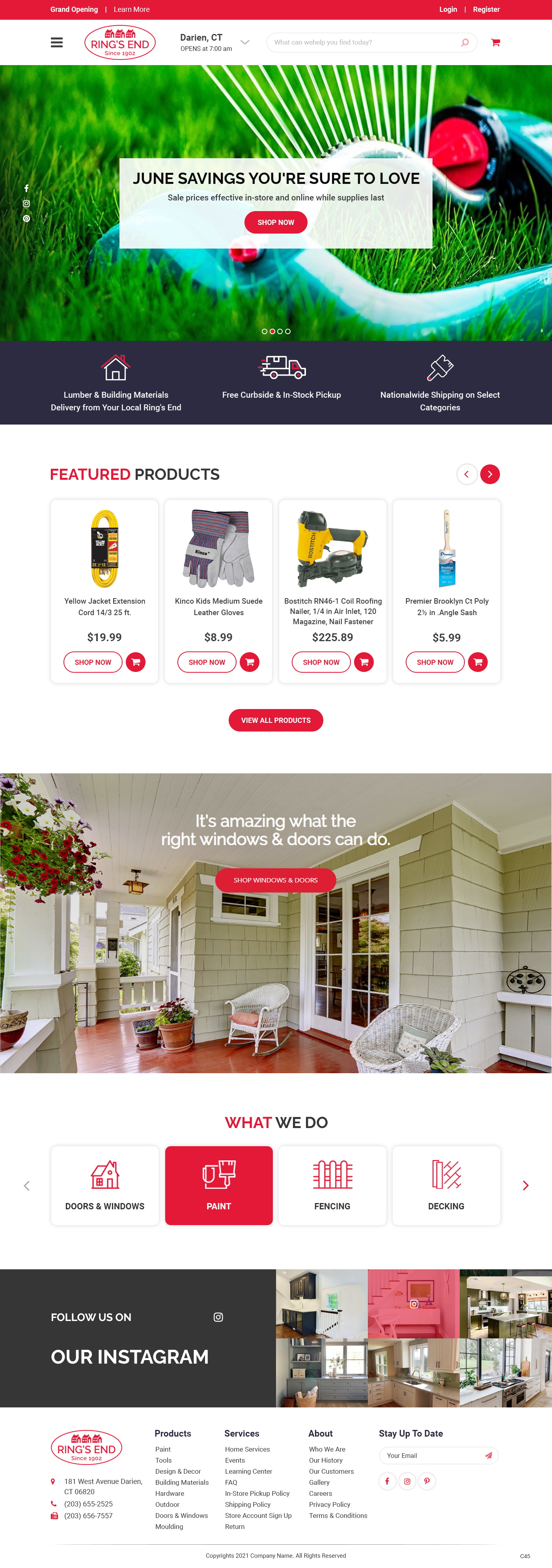 Web Design by pb for Ring's End | Design #26877563
