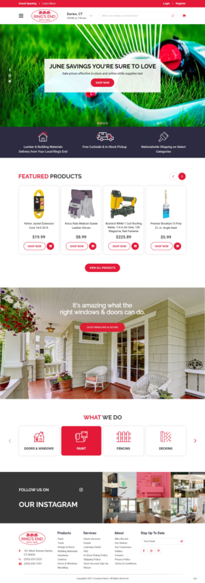 Web Design by pb for Ring's End | Design: #26877563