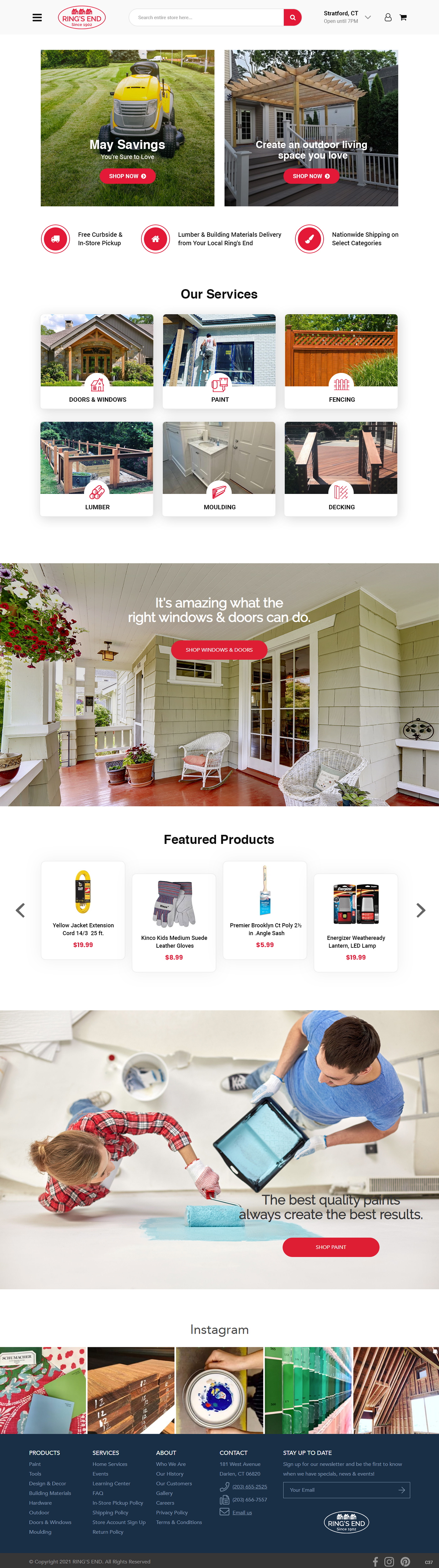Web Design by pb for Ring's End | Design #26877567