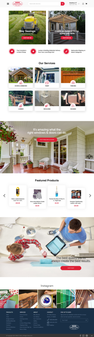 Web Design by pb for Ring's End | Design: #26877567