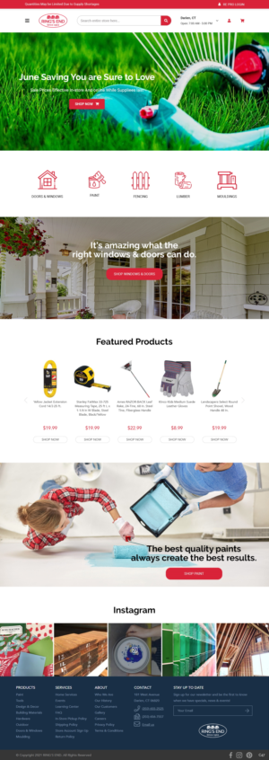 Web Design by pb for Ring's End | Design: #26877568