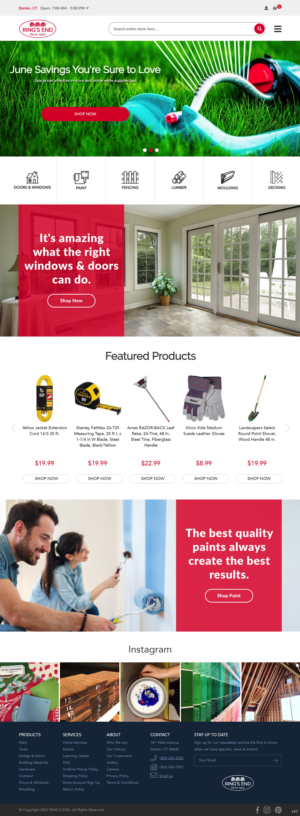 Web Design by pb for Ring's End | Design: #26877569