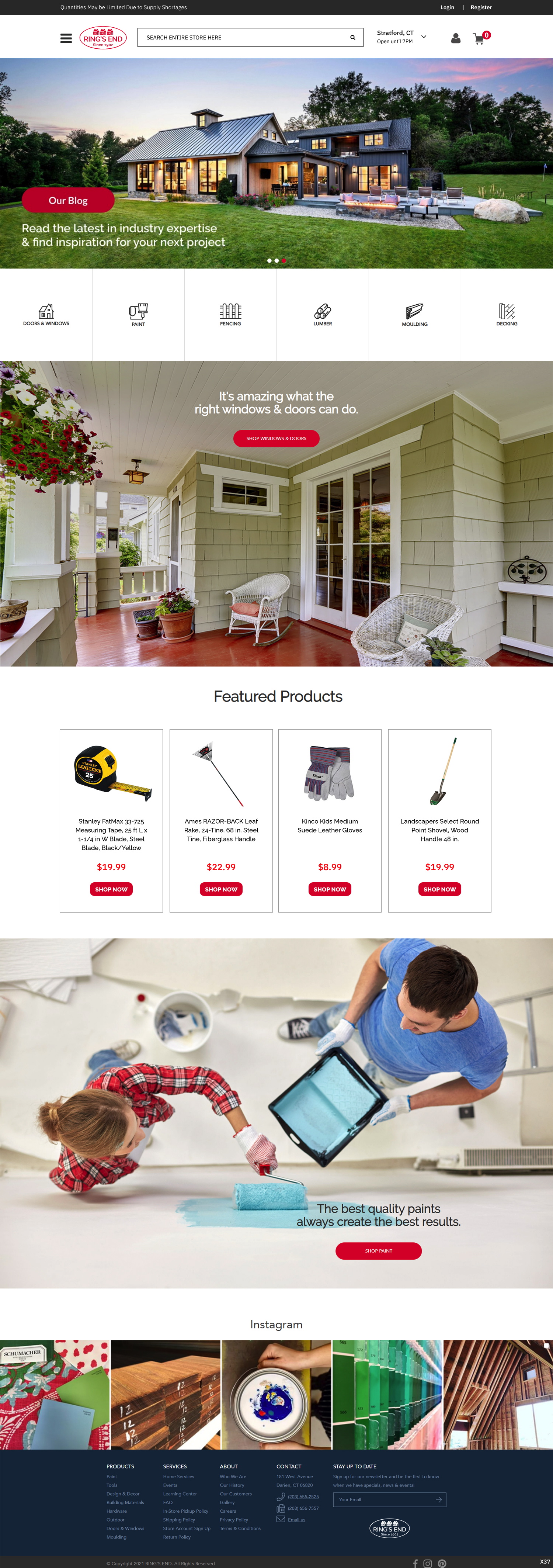 Web Design by pb for Ring's End | Design #26877570