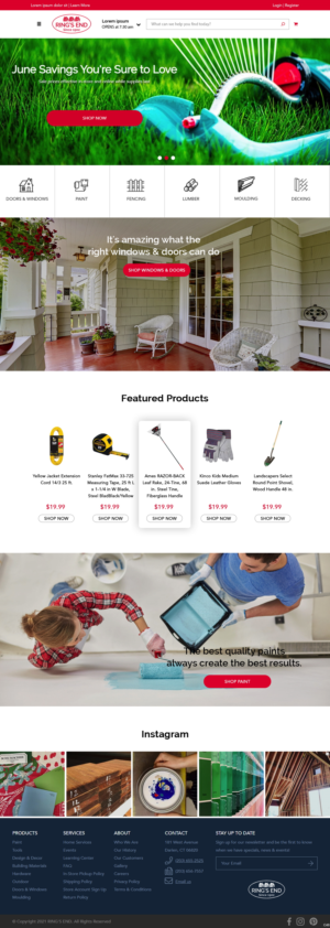 Web Design by pb for Ring's End | Design: #26877571