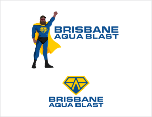 BAB or Brisbane Aqua Blast | Diseño de Logo por BNdesigner
