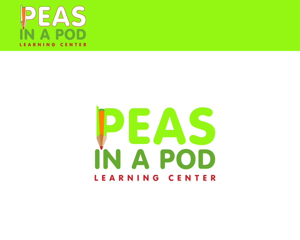 Logo Design by Rubia@ for Peas in a Pod learning center | Design #26885034