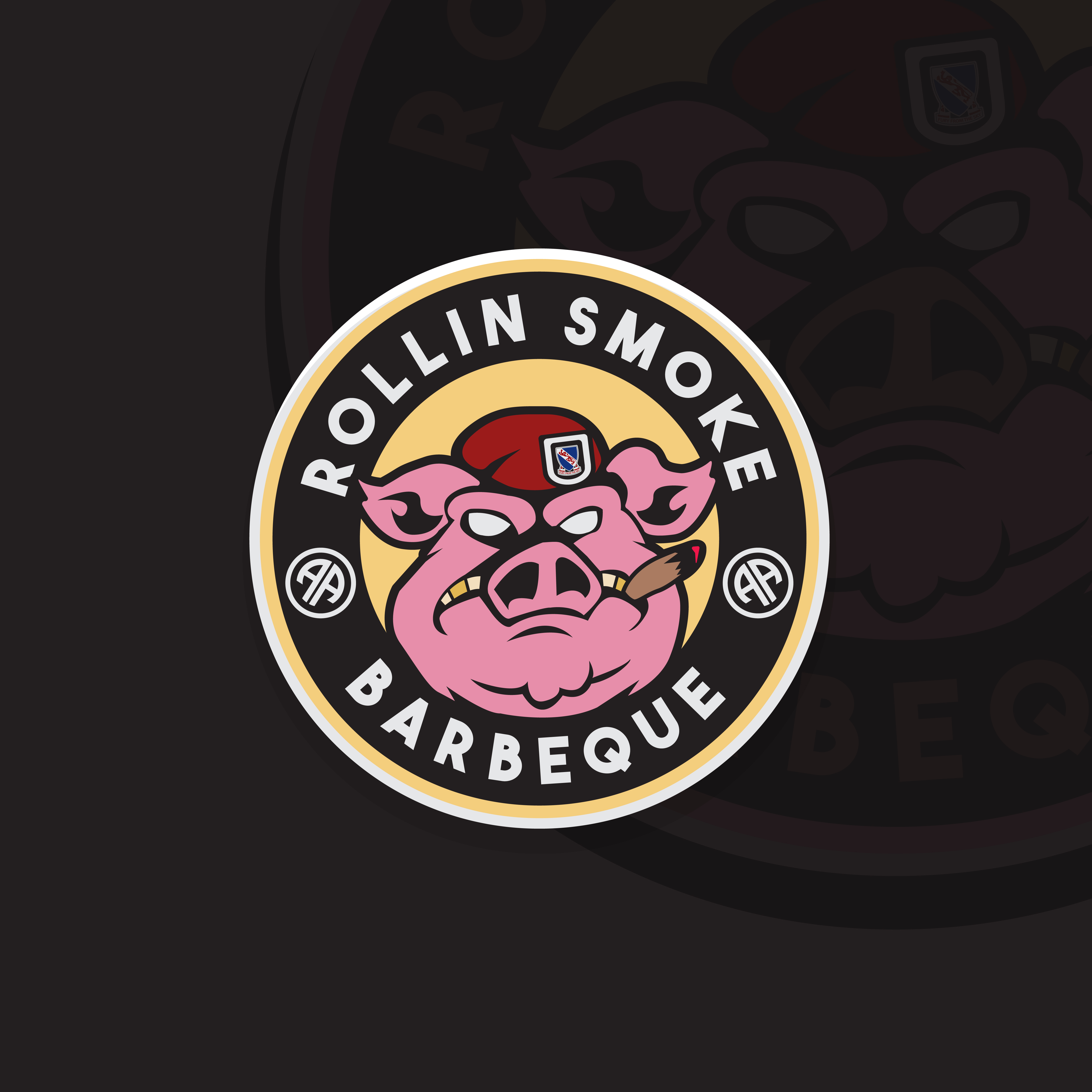 Logo Design by pramudya010688 for Rollin Smoke Barbecue | Design #26880854