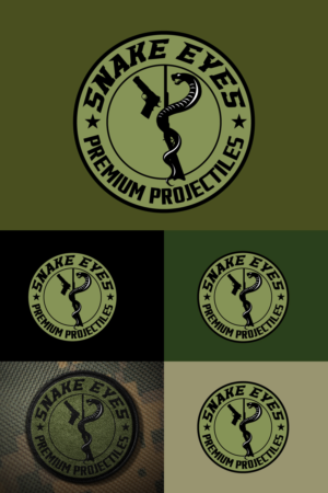 Snake Eyes Premium Projectiles | Logo Design by Sergio Coelho