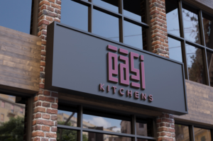 easi kitchens - the word easi is the hero and main brand name. kitchens is the product/service. | Logo Design by makerlogoz