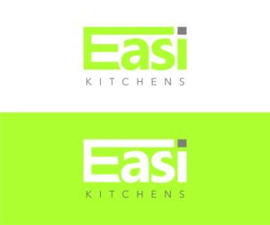 easi kitchens - the word easi is the hero and main brand name. kitchens is the product/service. | Design de Logo par R16
