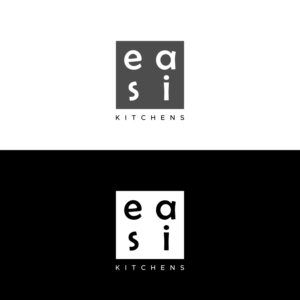 easi kitchens - the word easi is the hero and main brand name. kitchens is the product/service. | Logo Design by Kelvin-Kranj