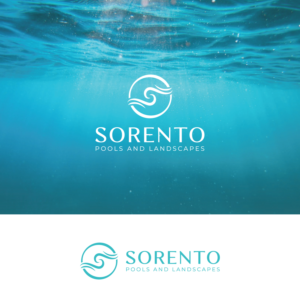 SORENTO Pools and Landscapes | Logo Design by Zybs Graphics