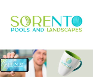 SORENTO Pools and Landscapes | Logo Design by ileanalp