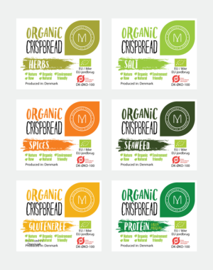 Organic Vegan Crispread - 100% Free of Soja | Grafik-Design von Sergio Coelho