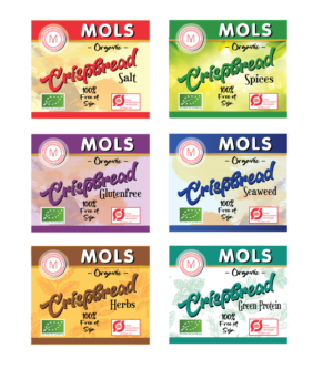 Organic Vegan Crispread - 100% Free of Soja | Graphic Design by lovekeshk1 2